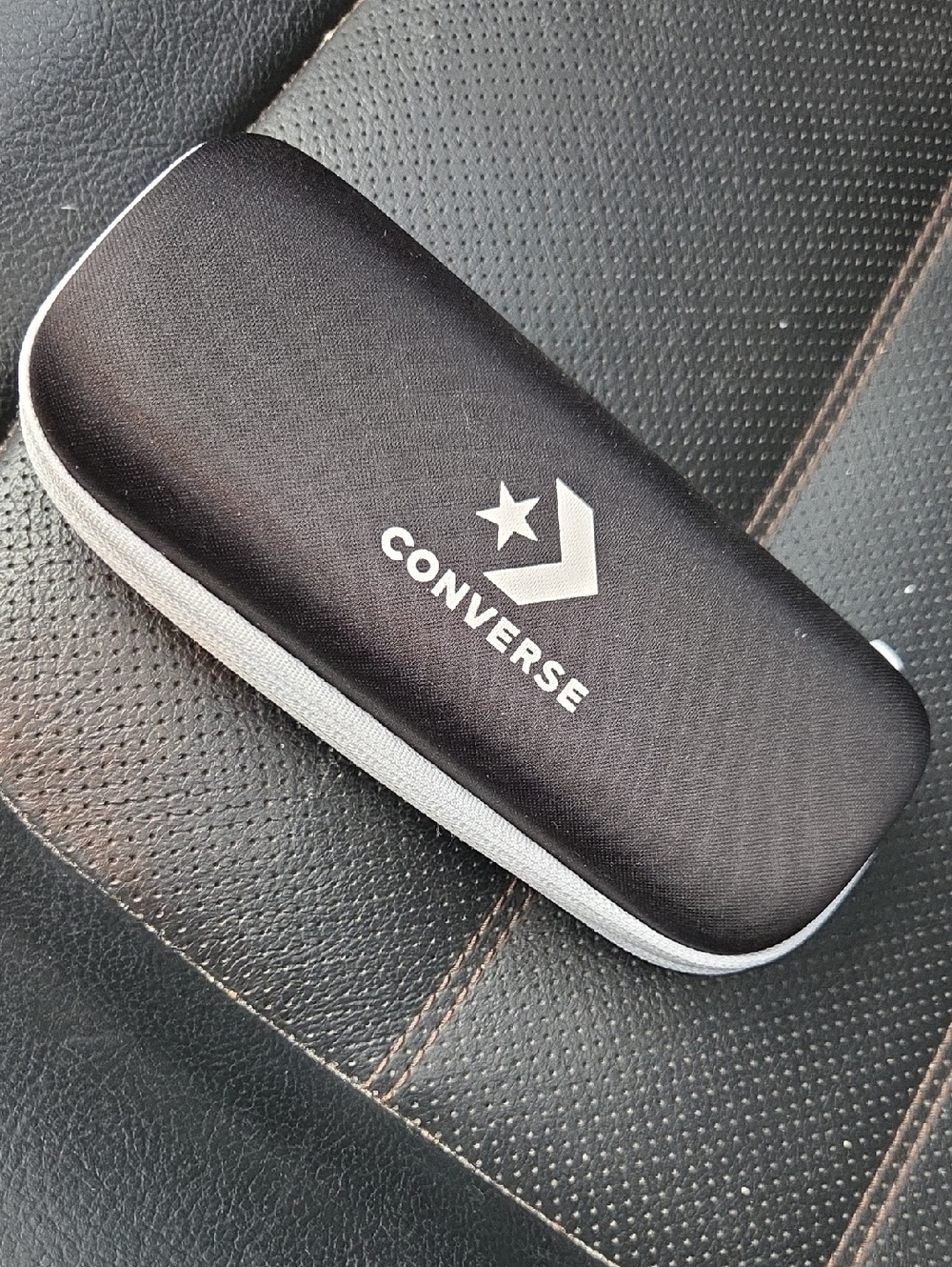 Converse Black and White Hard Glasses Case